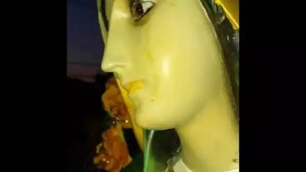Statue of Virgin Mary Weeps as Worshippers Flock to Church in Mexico to Witness Her Tears (Photo)